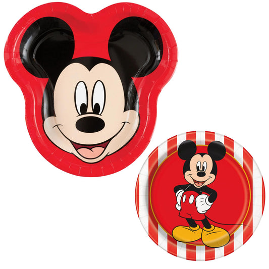 Mickey Mouse Birthday Party Supplies Mickey Mouse Shaped Plates and Mickey Mouse Cake Plates