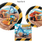 Big Dig Construction Birthday Party Supplies | Big Dig Construction Tableware| Big Dig Construction Decorations