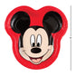 Mickey Mouse Shaped Paper Dinner Plates, 9in, 8ct