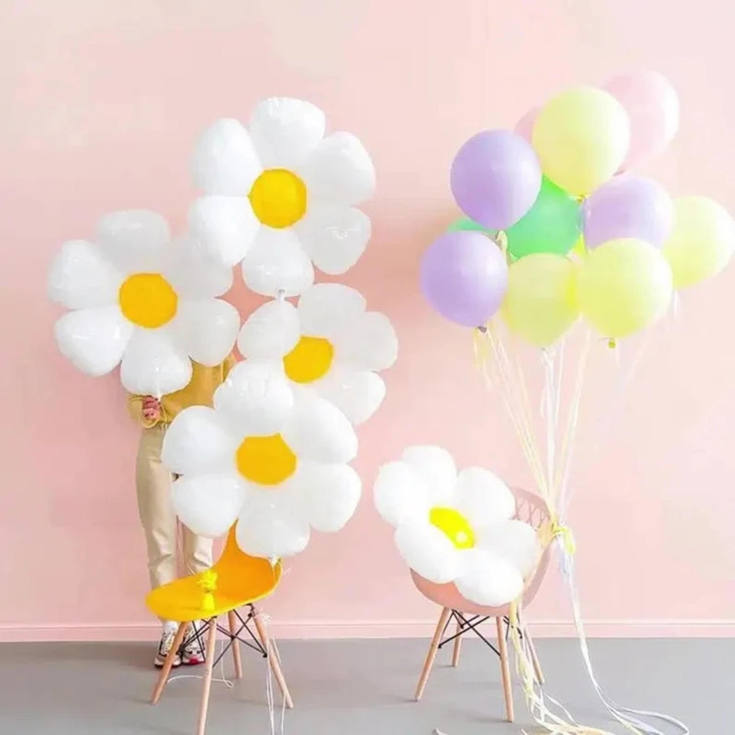 Daisy Foil Balloon Pack - 3pcs