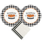 Fall Harvest Market Pumpkin Patch Fall Party Supplies Bundle - Serves 16
