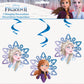 Disney Frozen 2 Hanging Swirl Decorations 26" - 3ct