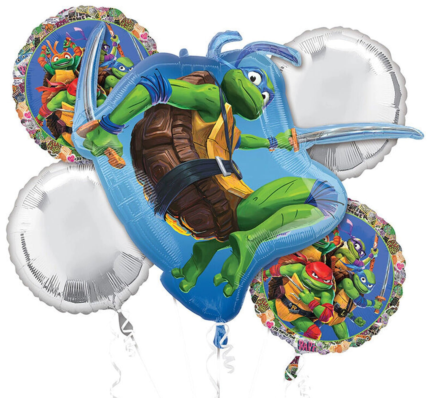 Anagram Teenage Mutant Ninja Turtle Foil Balloon Bouquet