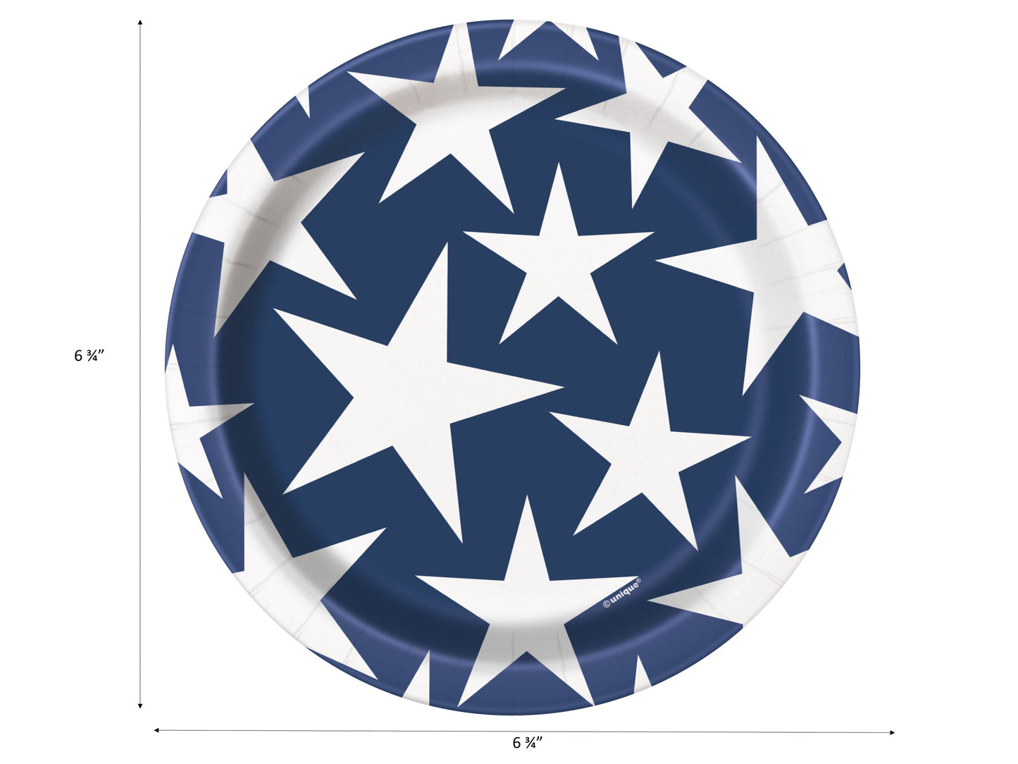 Stars & Stripes 7" Paper Plates - 8ct