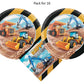 Big Dig Construction Birthday Party Supplies | Big Dig Construction Tableware| Big Dig Construction Decorations