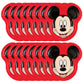 Mickey Mouse Birthday Party Supplies Mickey Mouse 9" Shaped Plates - Pack of 16