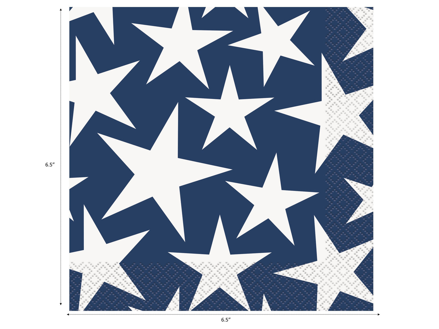 Stars & Stripes Patriotic Paper Luncheon Napkins - 16ct