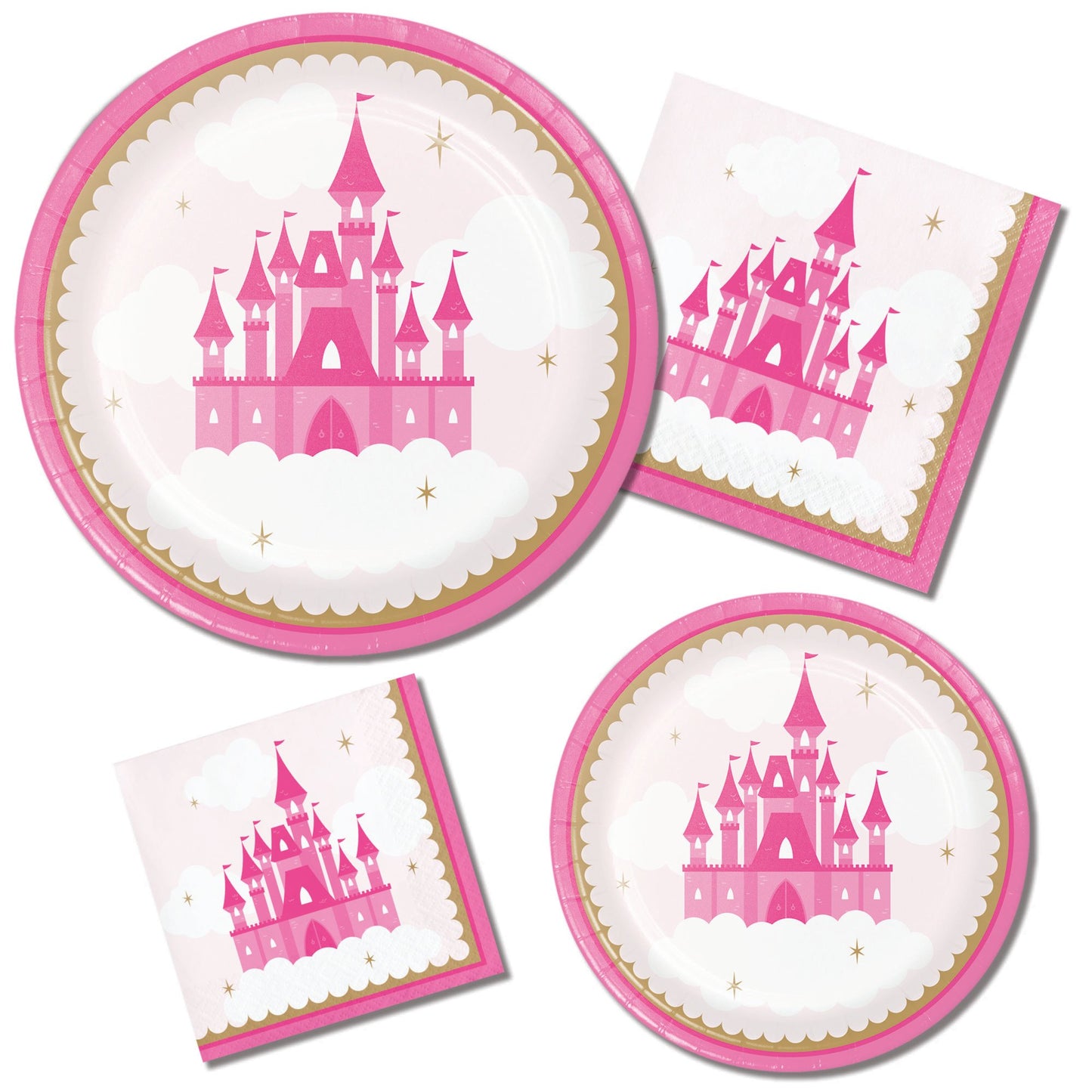 Little Princess Paper 9oz Cups - 8ct