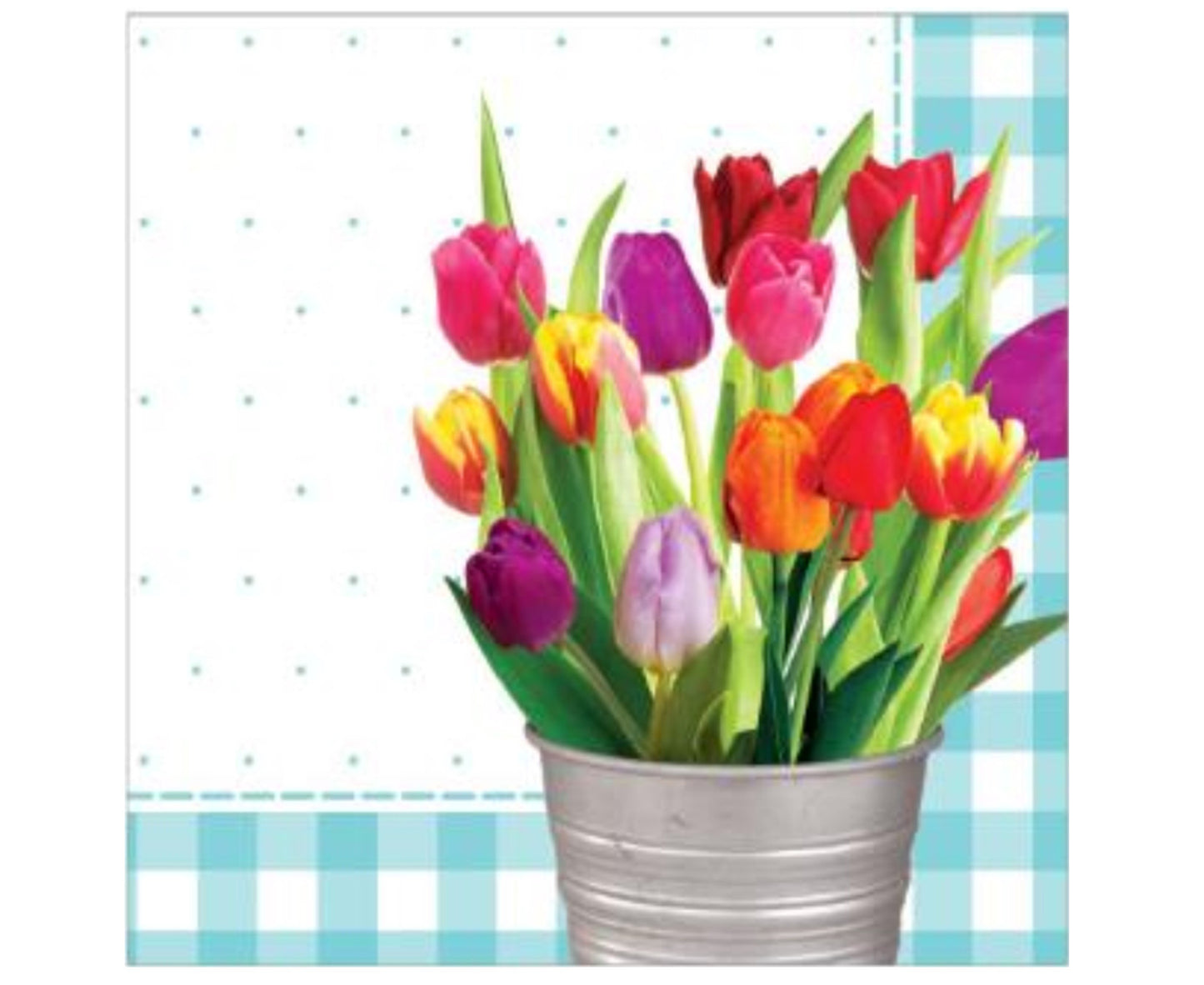 Spring Tulips Luncheon Napkins - 60ct