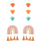 Boho Rainbow Hanging Cutouts w/ Tassels - 2ct