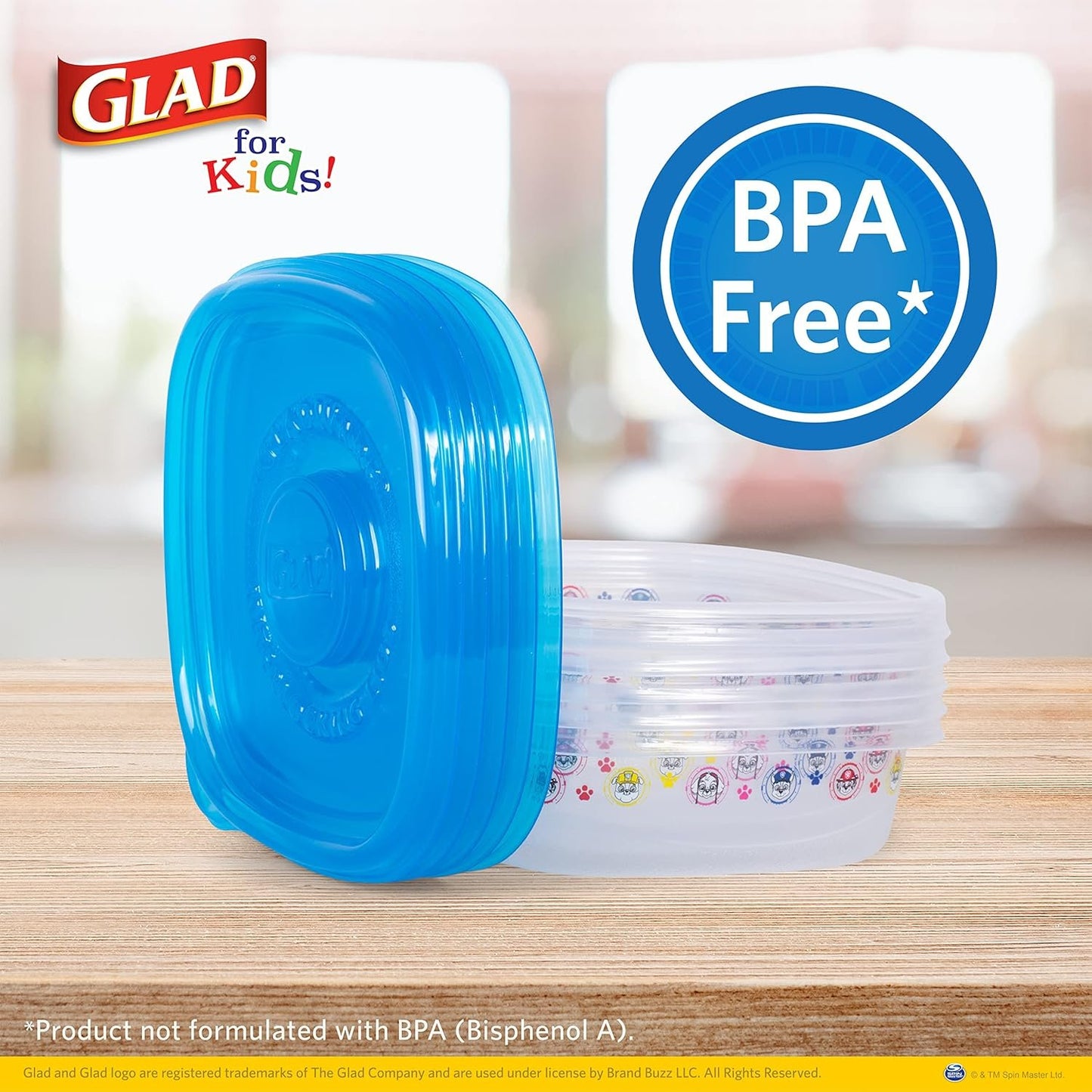 Gladware for Kids 25oz Paw Patrol Food Storage Containers - 10ct