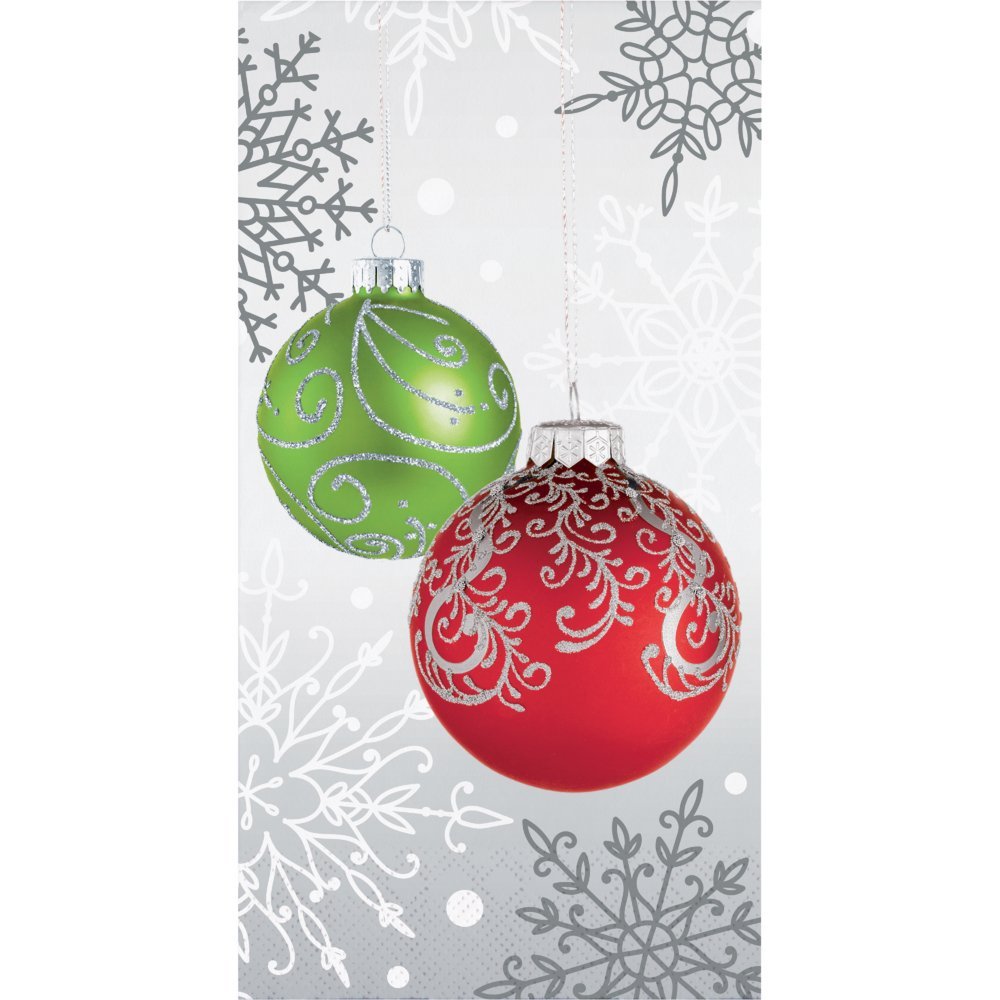 Elegant Ornaments Dinner Napkins - 16ct