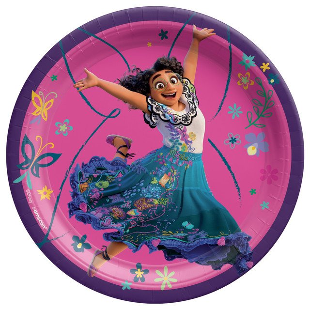 Disney Encanto 7" Round Paper Plates - 8ct