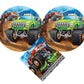 Monster Truck Party Supplies Bundle (Pack for 16)