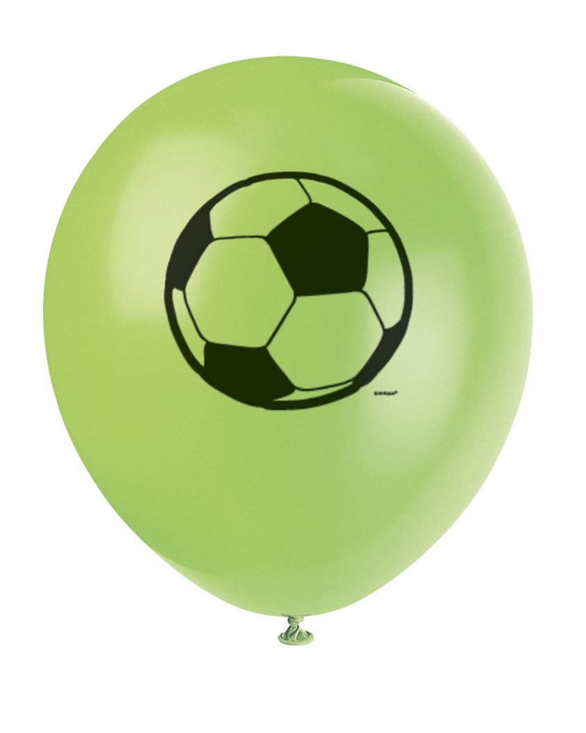 3D Soccer 12" Latex Balloons  - 8ct