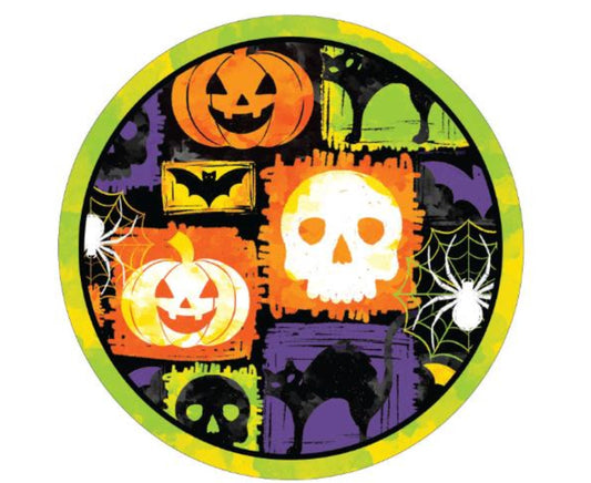 Jeepers Creepers 8.5" Halloween Paper Plates - 50ct