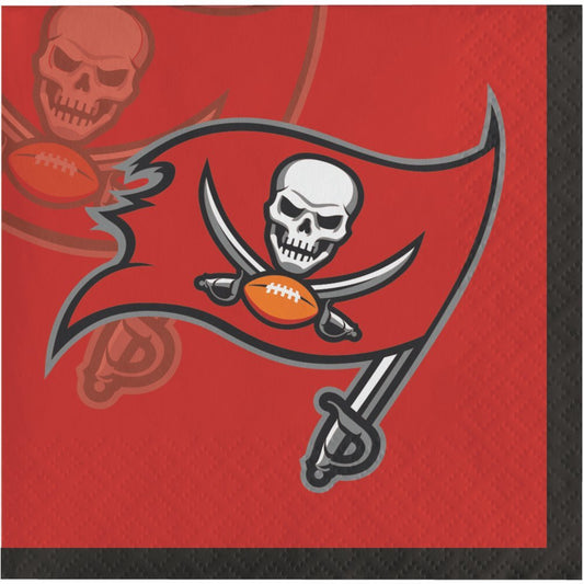 Tampa Bay Buccaneers Beverage Napkins - 16ct