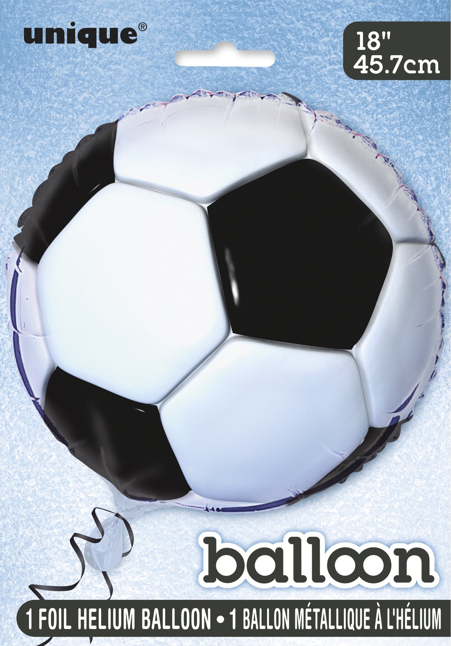 3D Soccer Round Foil Balloon - 18"