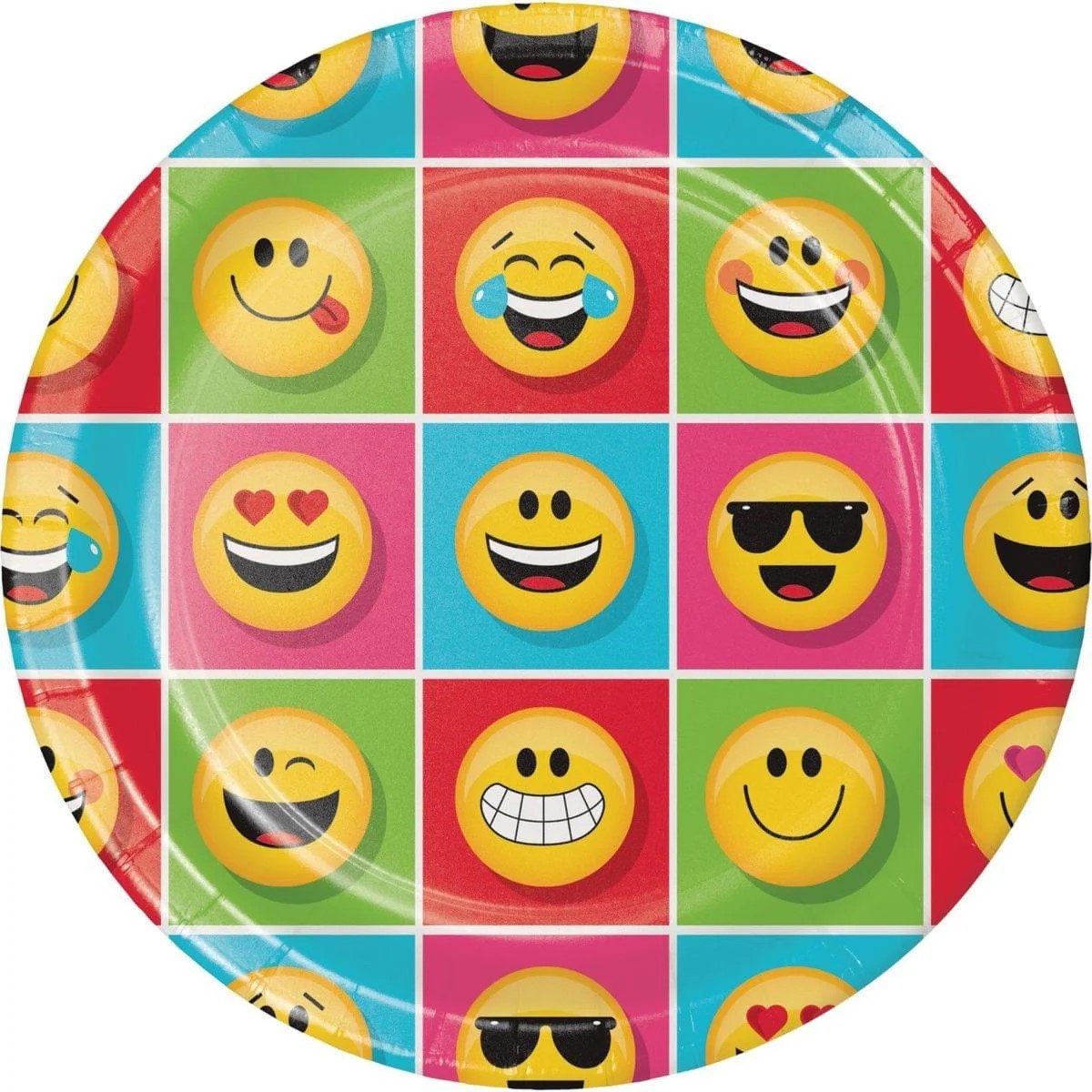 Show Your Emjions Emoji 8.75" Plates - 8ct