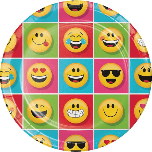 Show Your Emjions Emoji 8.75" Plates - 8ct