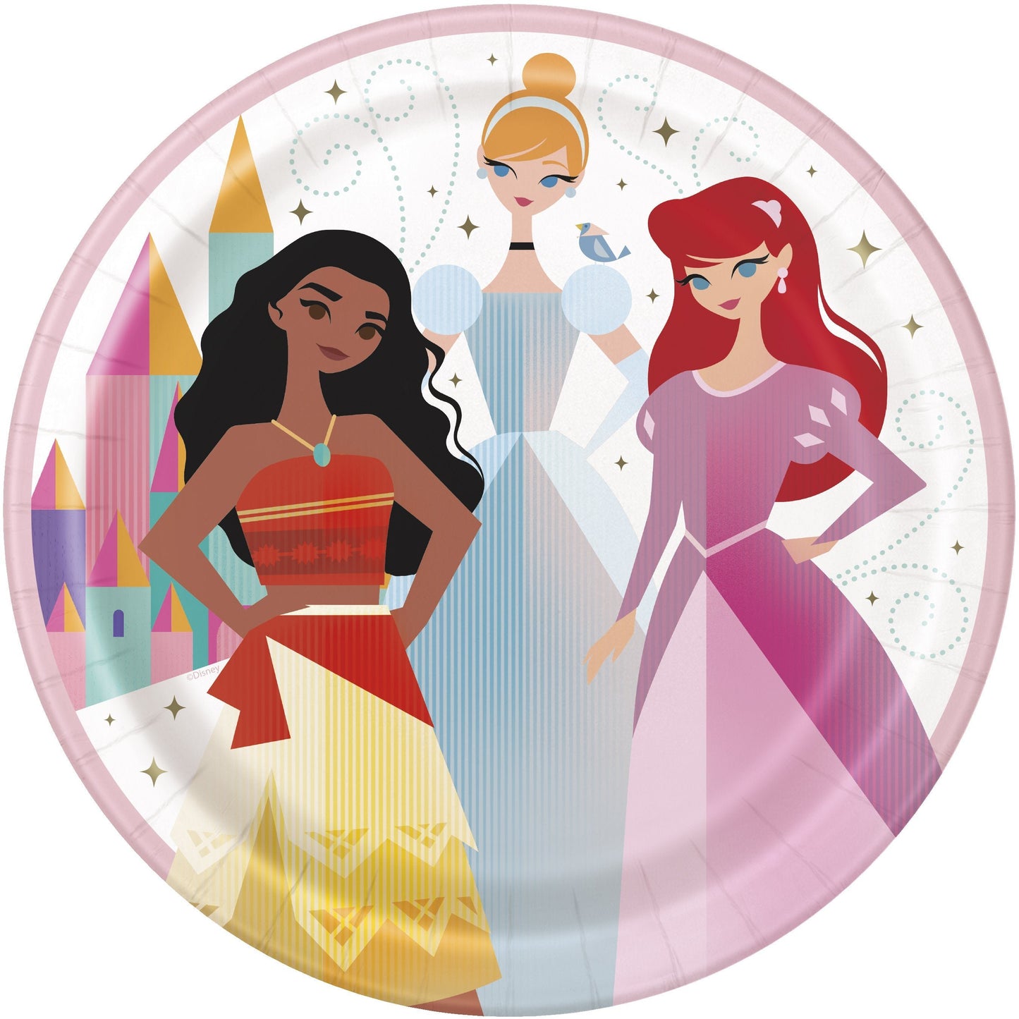 Disney Princess 9" Paper Plates - 8ct