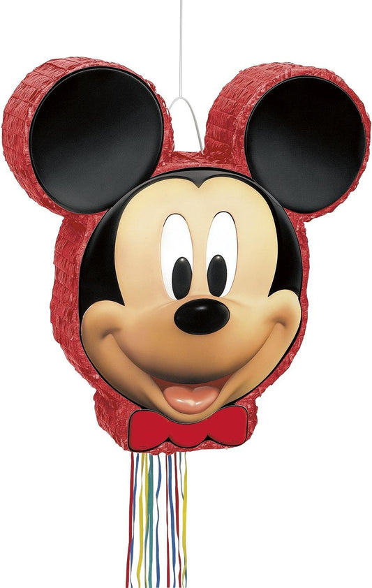 Disney Mickey Mouse Shaped Drum Pull Pinata