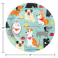 Dog Party 7" Luncheon Plates - 8ct