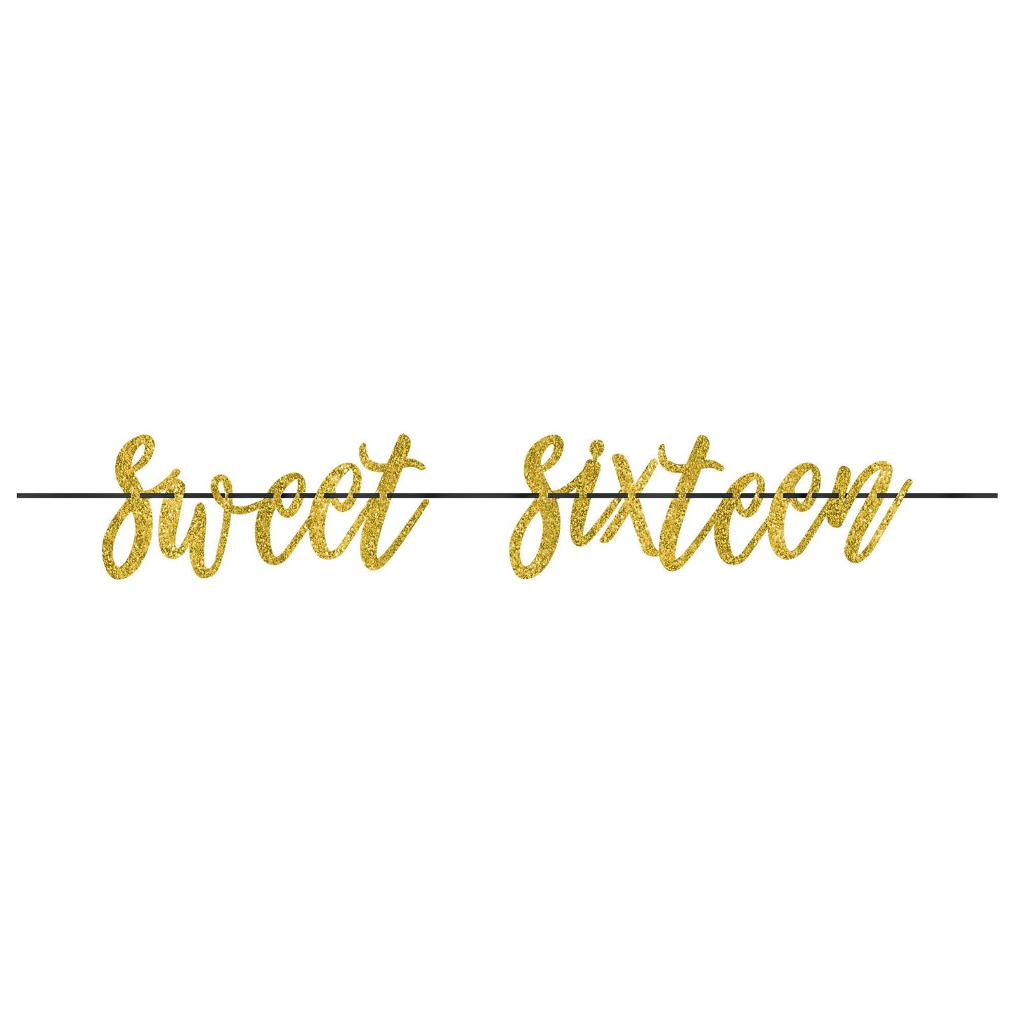 Blush Sweet Sixteen Letter Banner - 12ft