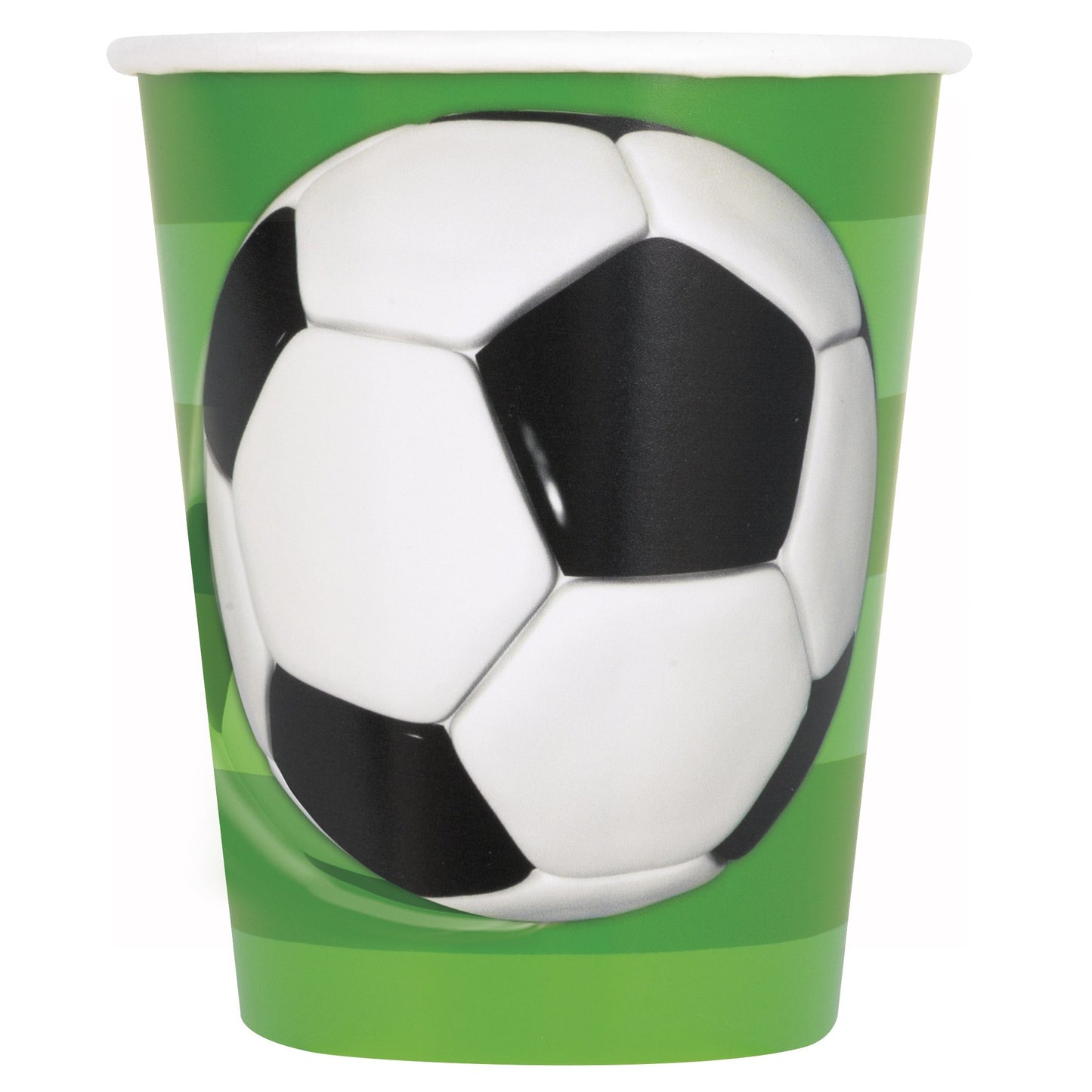 3D Soccer 9oz Paper Cups  - 8ct