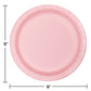 Classic Pink 9" Round Dinner Plate - 24ct