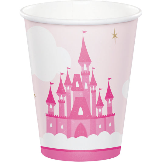 Little Princess Paper 9oz Cups - 8ct