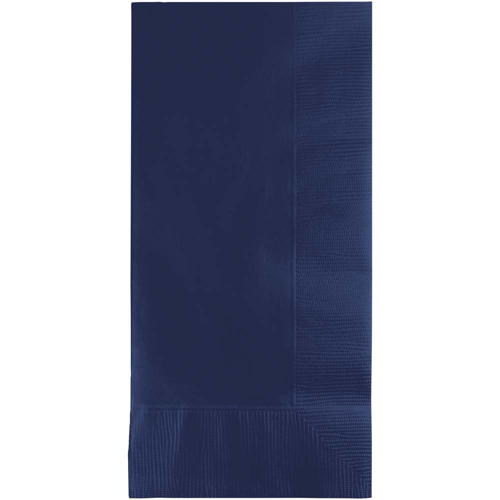 Navy Dinner Napkins 2Ply 1/8FLD - 50ct