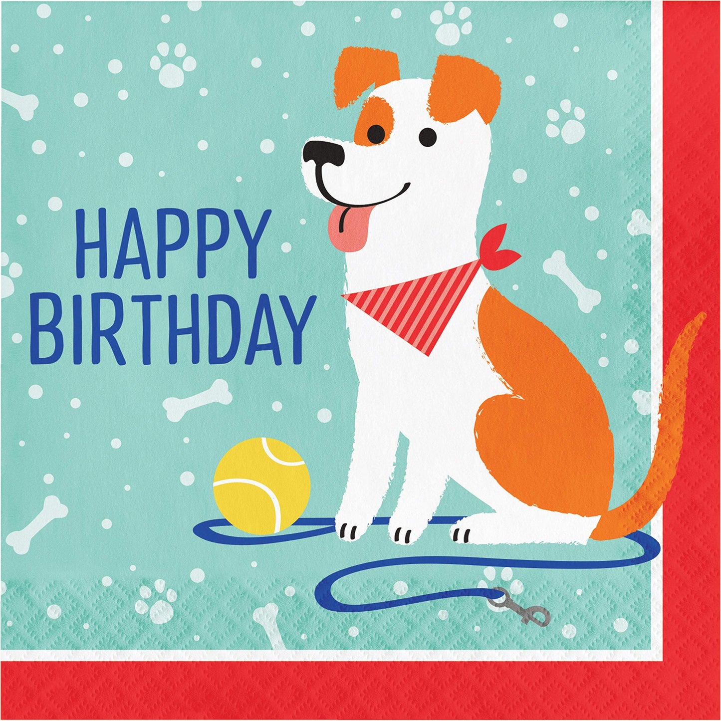 Dog Party Birthday Napkins, 48 ct