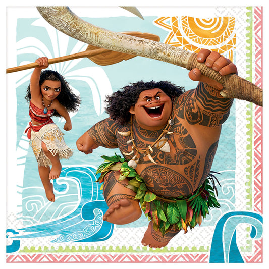 Moana Luncheon Napkins - 16ct