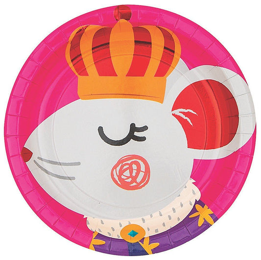 Nutcracker 7" Paper Dessert Plates - 8 Ct