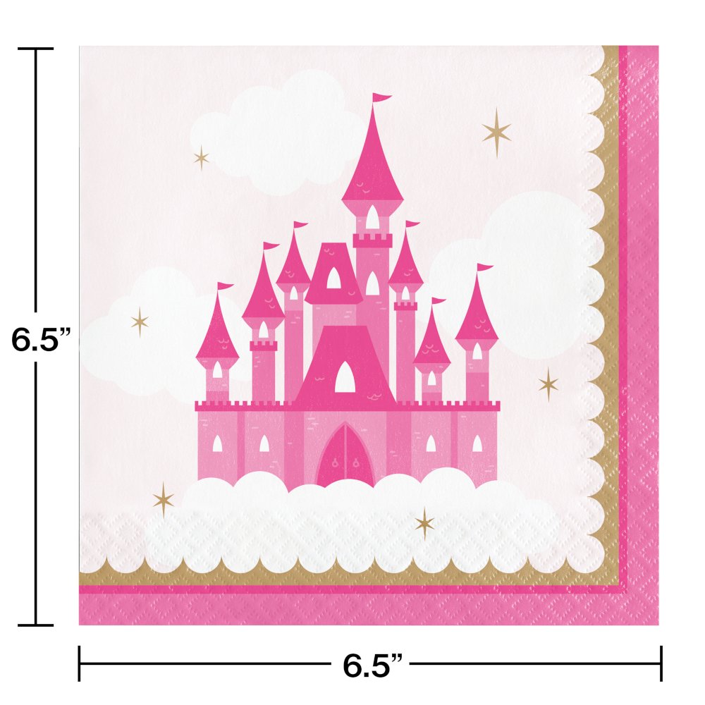 Little Princess Luncheon Napkins - 16ct