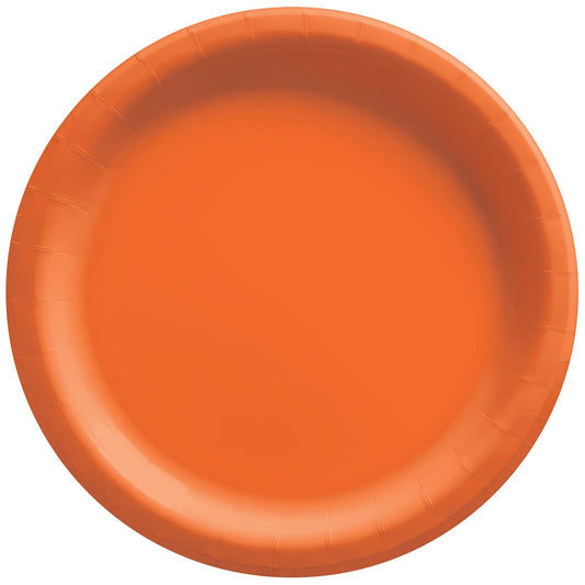 Orange Peel 8.5in Paper Plates - 50ct