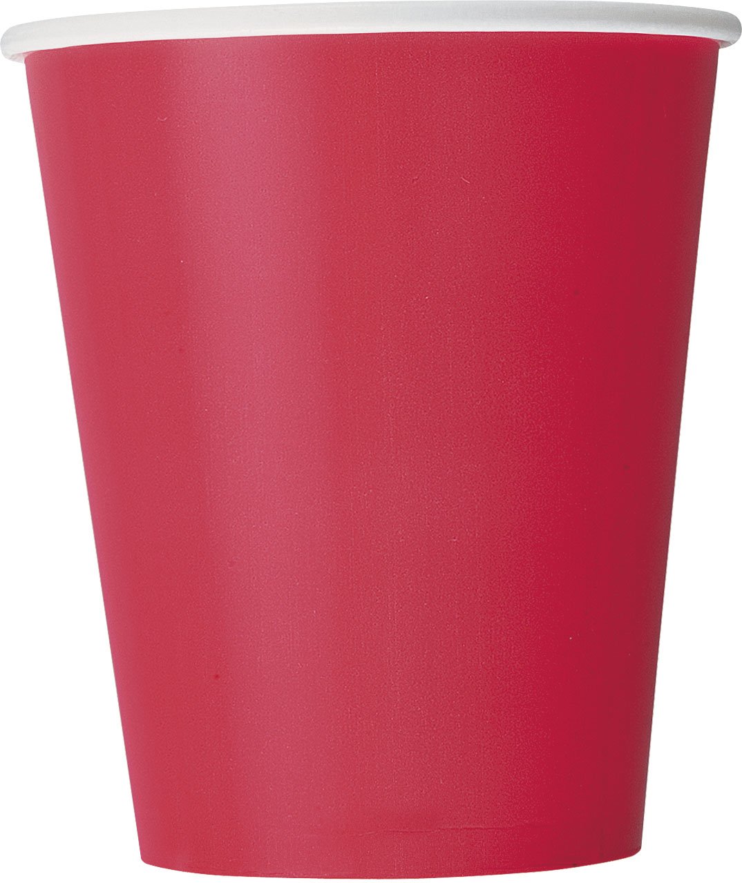 Ruby Red Solid 9oz Paper Cups - 8ct