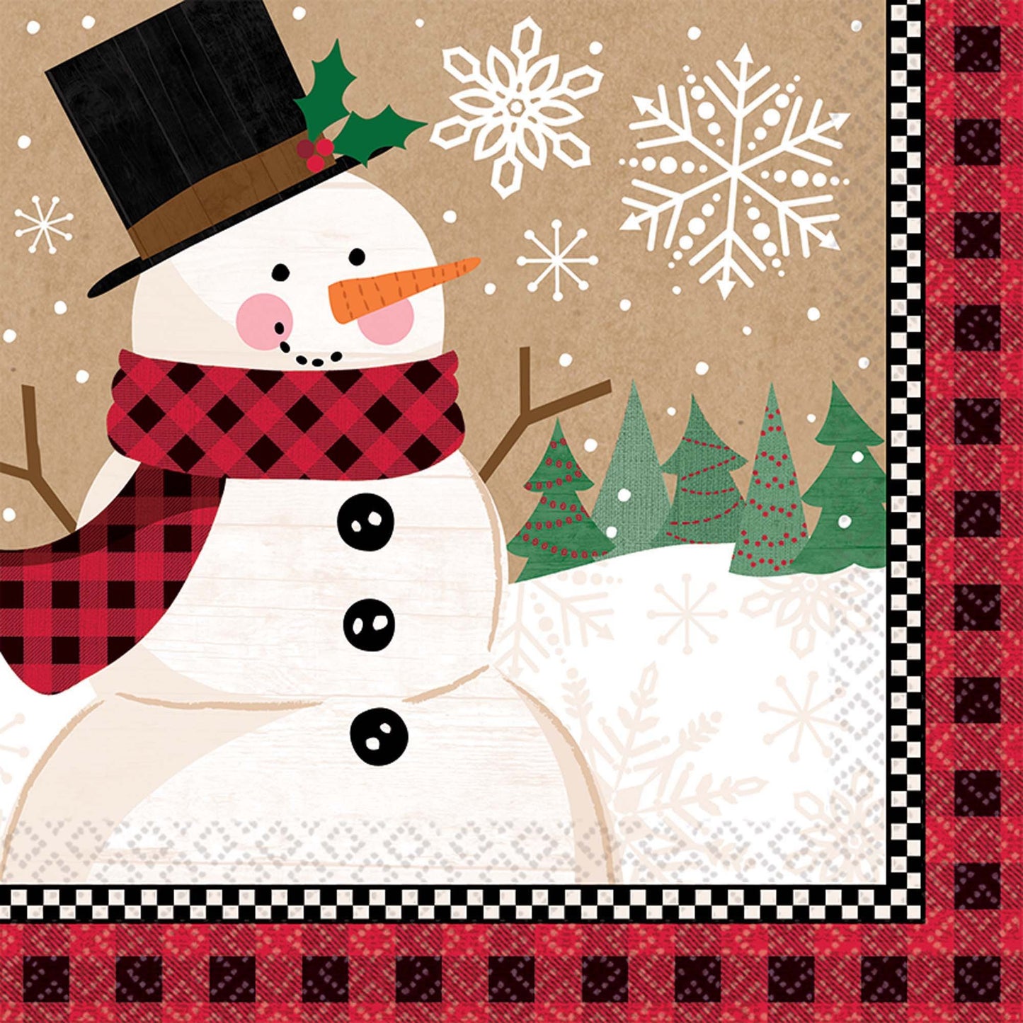 Winter Wonder Paper Luncheon Napkins - 16ct