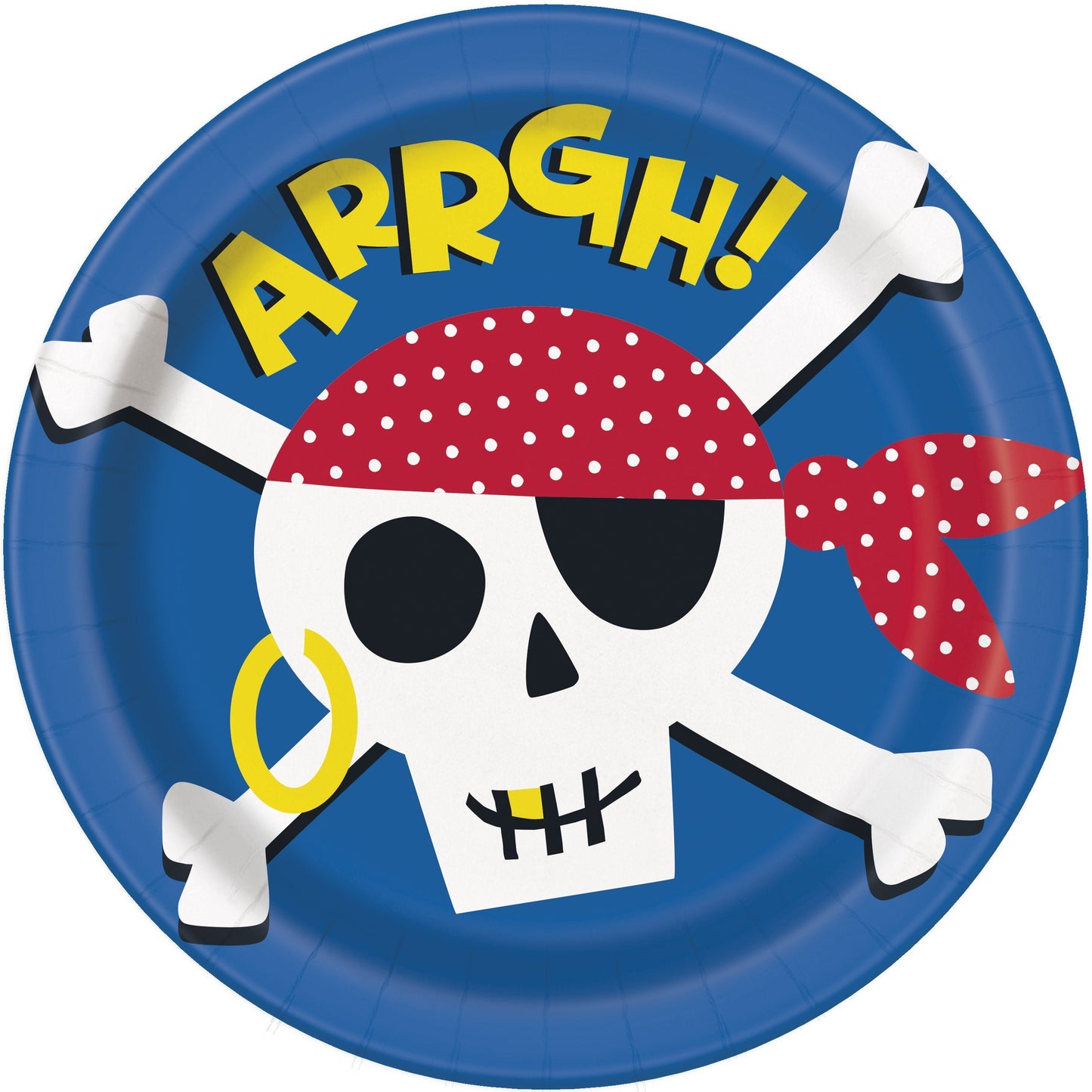 Ahoy Pirate Round 9" Dinner Plates - 8ct