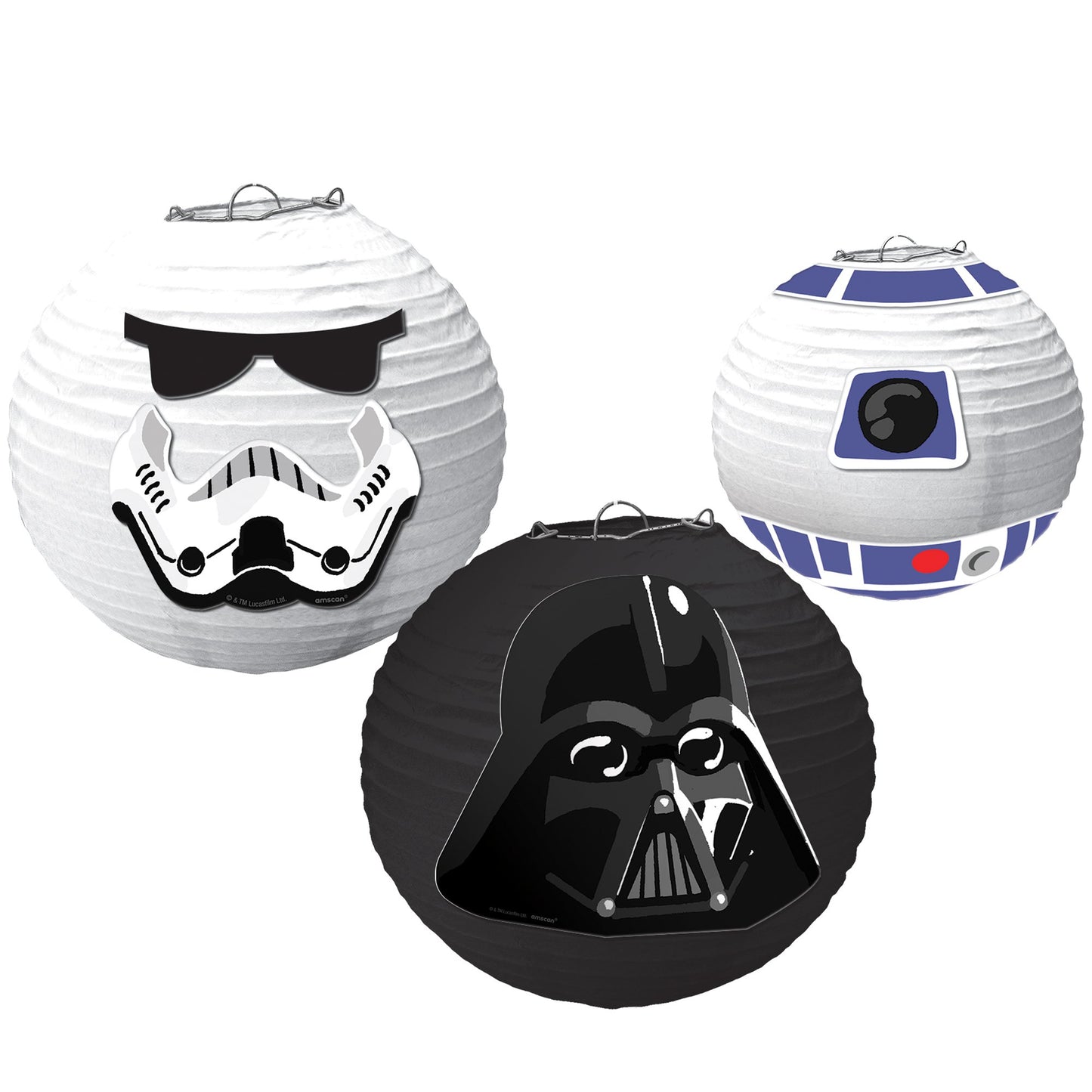 Star Wars™ Galaxy of Adventures Paper Lanterns w/ Add On's - 3ct