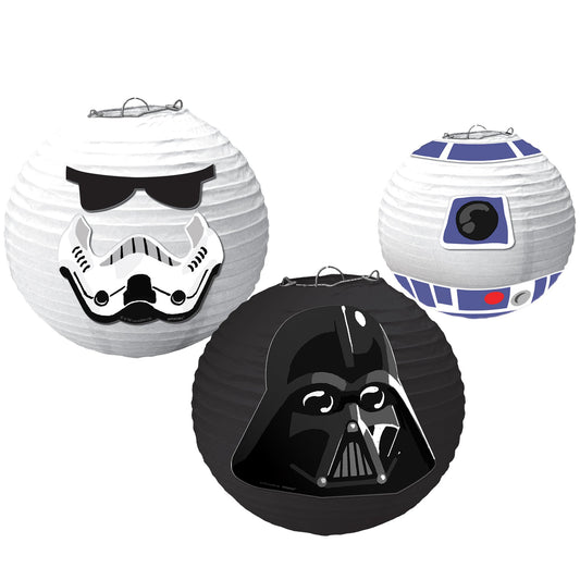 Star Wars™ Galaxy of Adventures Paper Lanterns w/ Add On's - 3ct