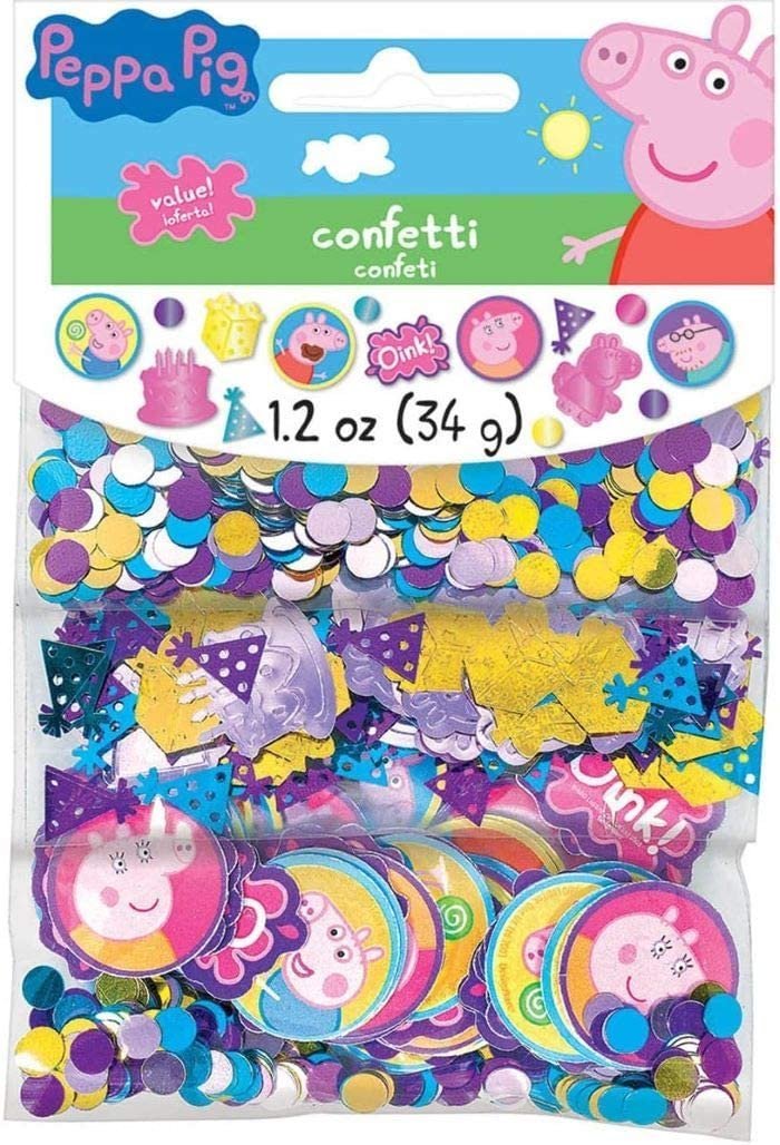 Confetti Peppa Pig Collection 1 pack Party Accessory,Multi Color,1.2oz.