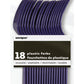 Deep Purple Solid Plastic Forks -18ct