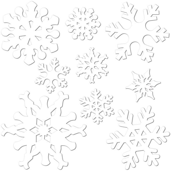 Beistle Snowflake Cutouts, 5" - 9", 9ct