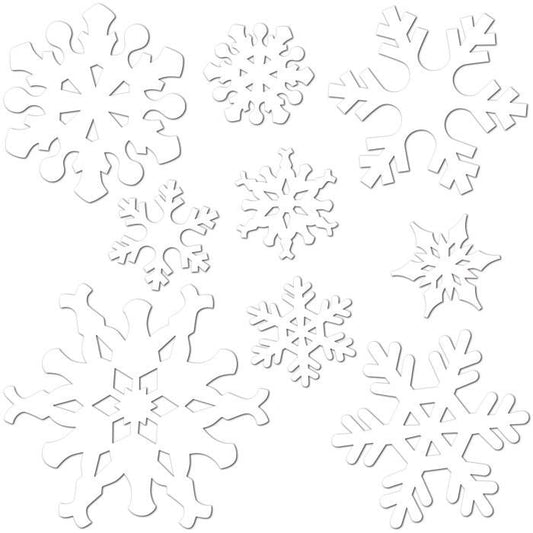 Beistle Snowflake Cutouts, 5" - 9", 9ct