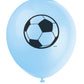 3D Soccer 12" Latex Balloons  - 8ct