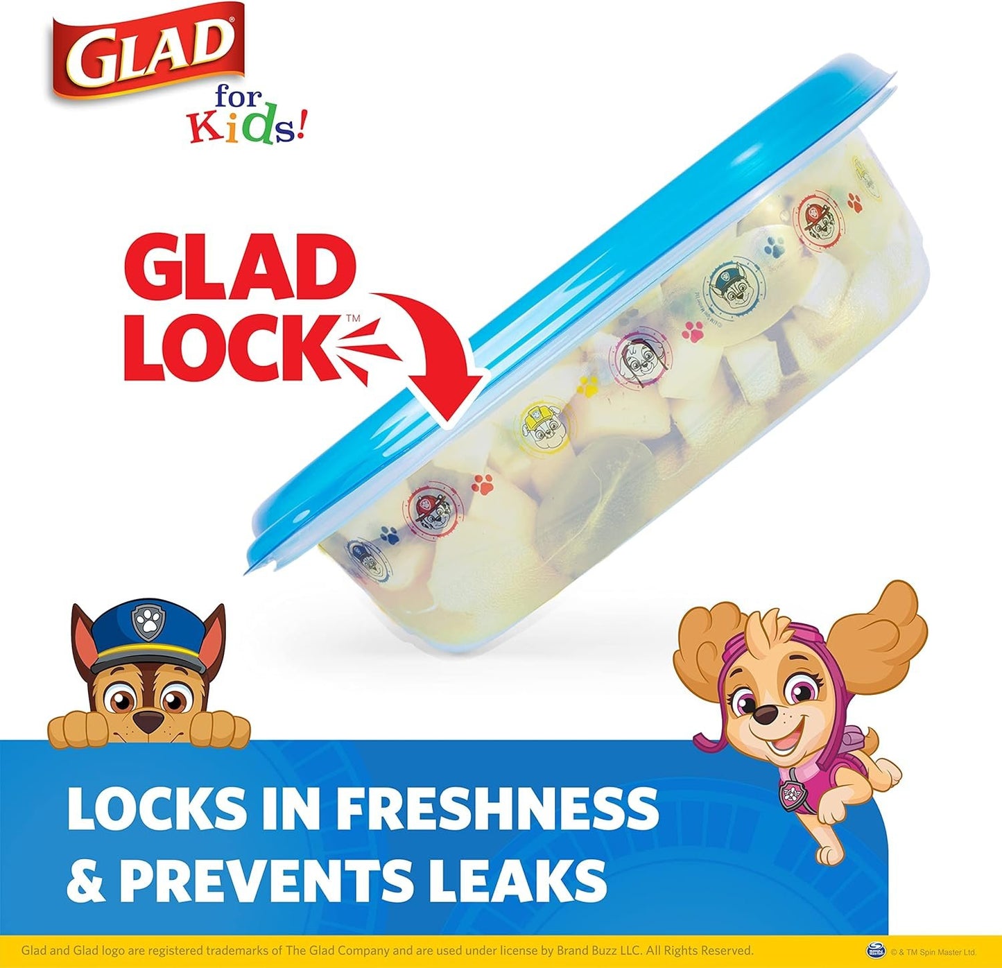 Gladware for Kids 25oz Paw Patrol Food Storage Containers - 10ct