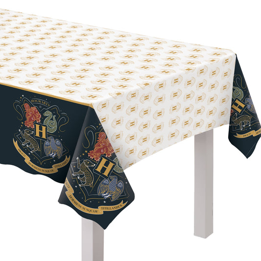 Harry Potter Hogwarts 54" x 96" Plastic Table Cover - 1ct