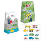 Transportation Time Paper Treat Bags with Attachments - 8ct